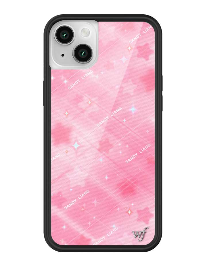 Wildflower iPhone case 14 Sandy Liang Starry Plaid Pink Collab Cute