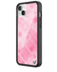 Wildflower iPhone case 14 Plus Sandy Liang Starry Plaid Pink Collab Cute
