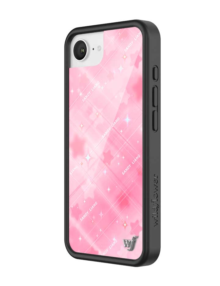 Wildflower iPhone case 16e Sandy Liang Starry Plaid Pink Collab Cute
