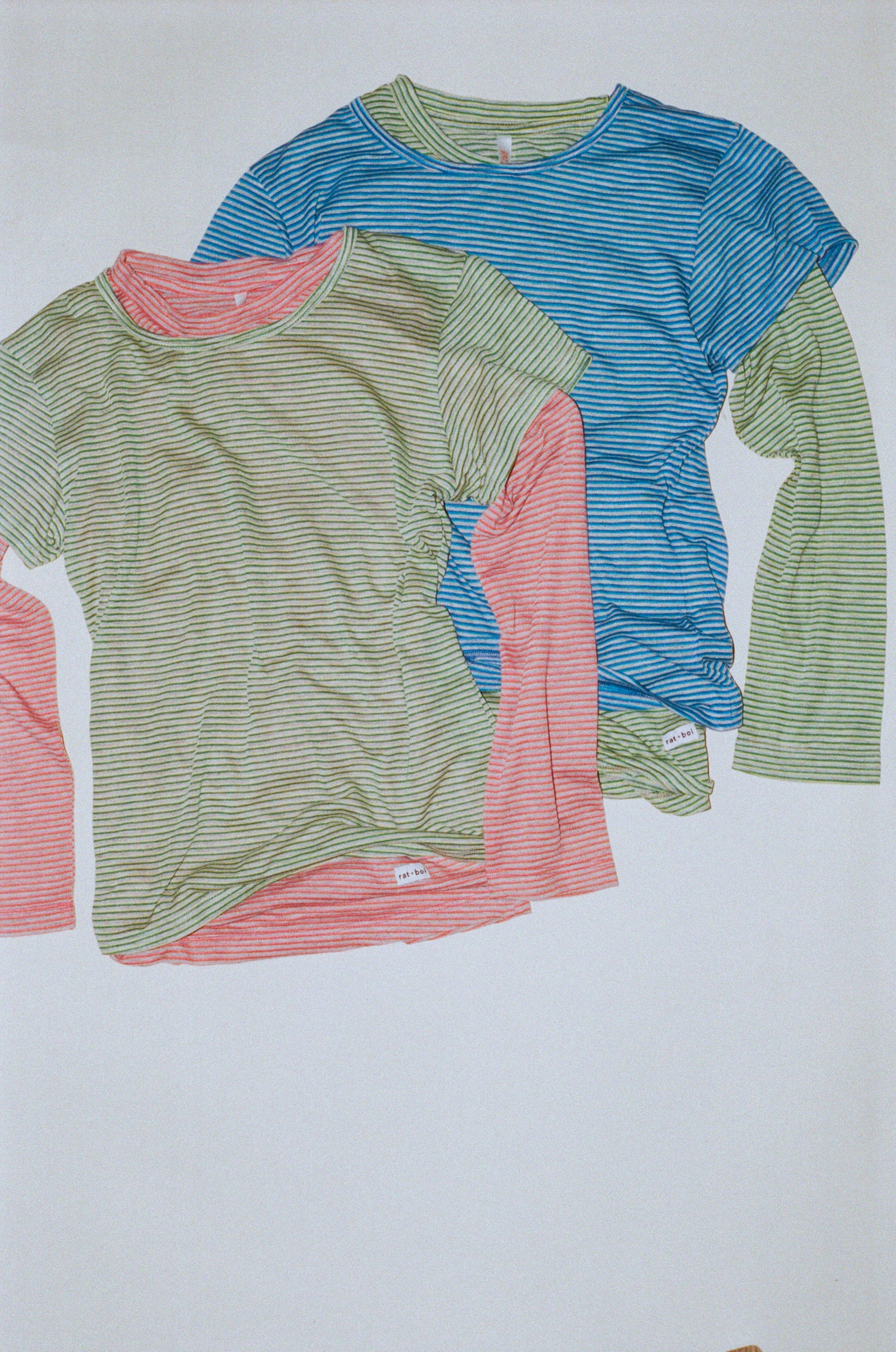 Rat Boi - 3/4 Sleeve Top - Lychee -