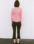 Rat Boi - 3/4 Sleeve Top - Lychee -