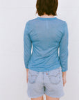 Rat Boi - 3/4 Sleeve Top - Raspberry -