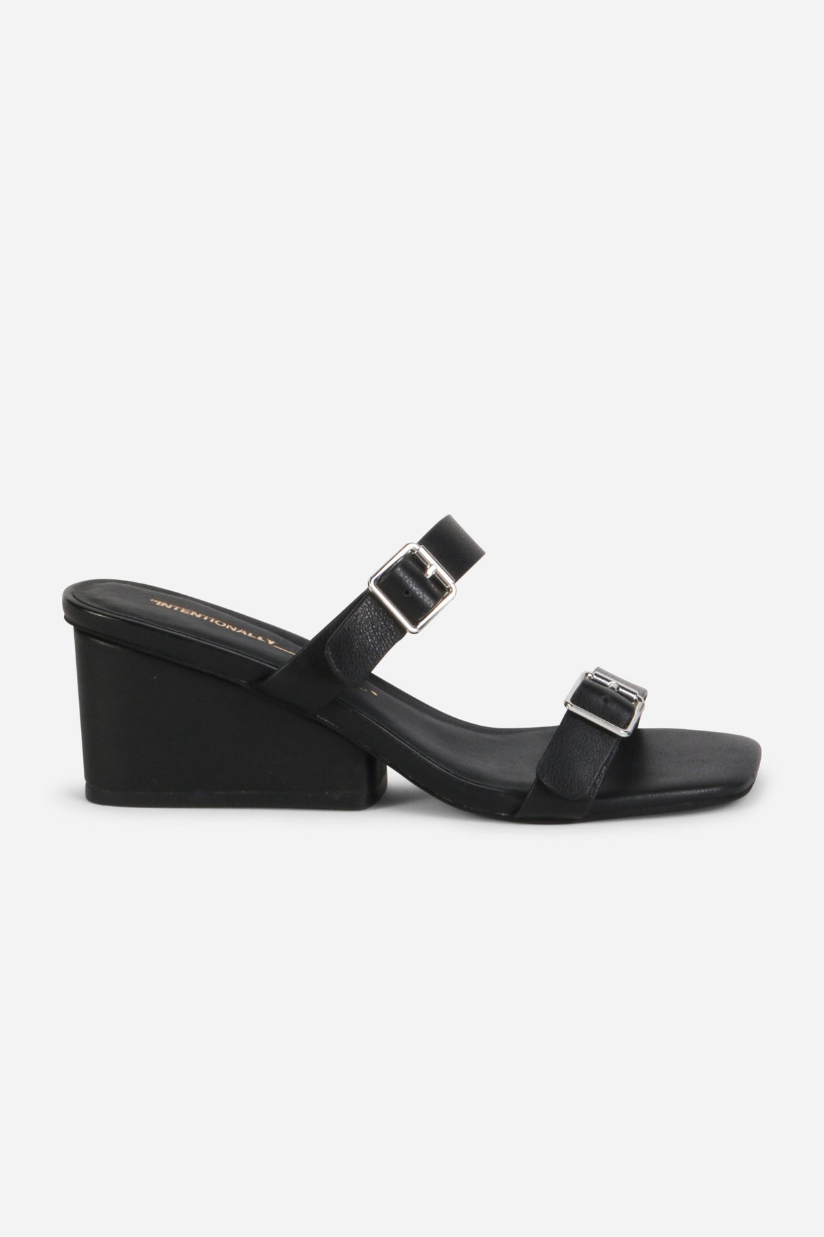 Intentionally Blank - Surrender Leather Wedge Heel -