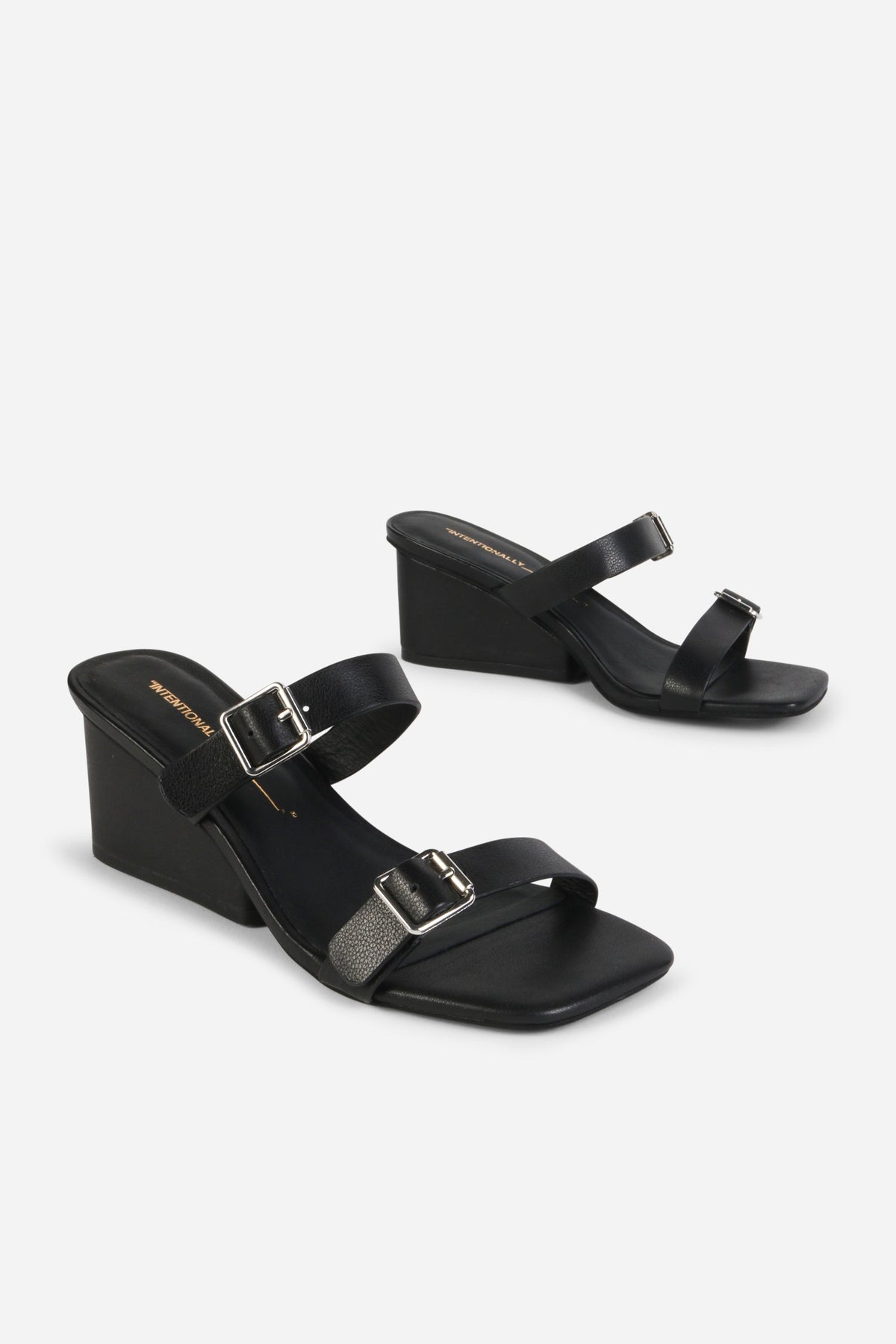 Intentionally Blank - Surrender Leather Wedge Heel -