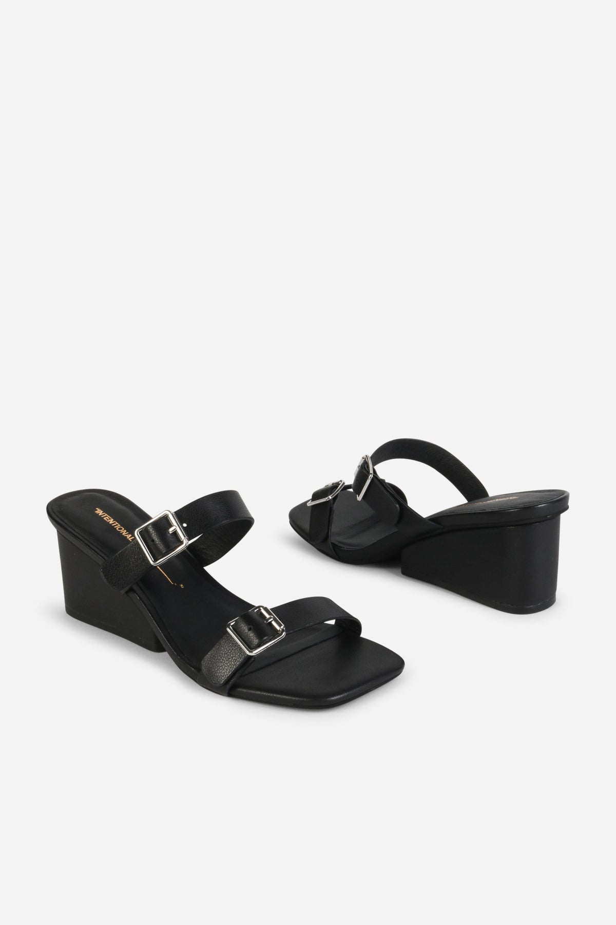 Intentionally Blank - Surrender Leather Wedge Heel -