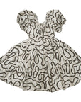 Boyko - Suzy Dress - Black/Ivory Squiggle -