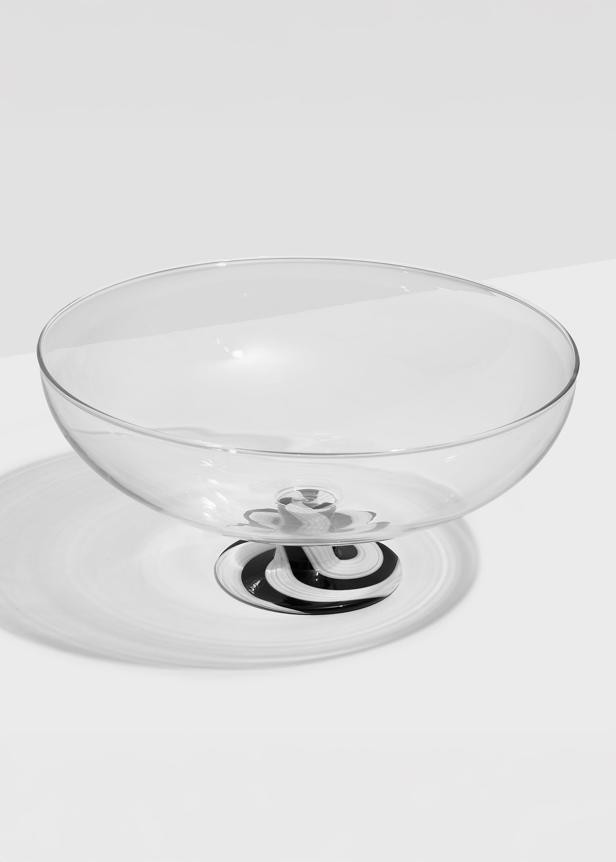 Fazeek - Swirl Salad Bowl - Black/White -