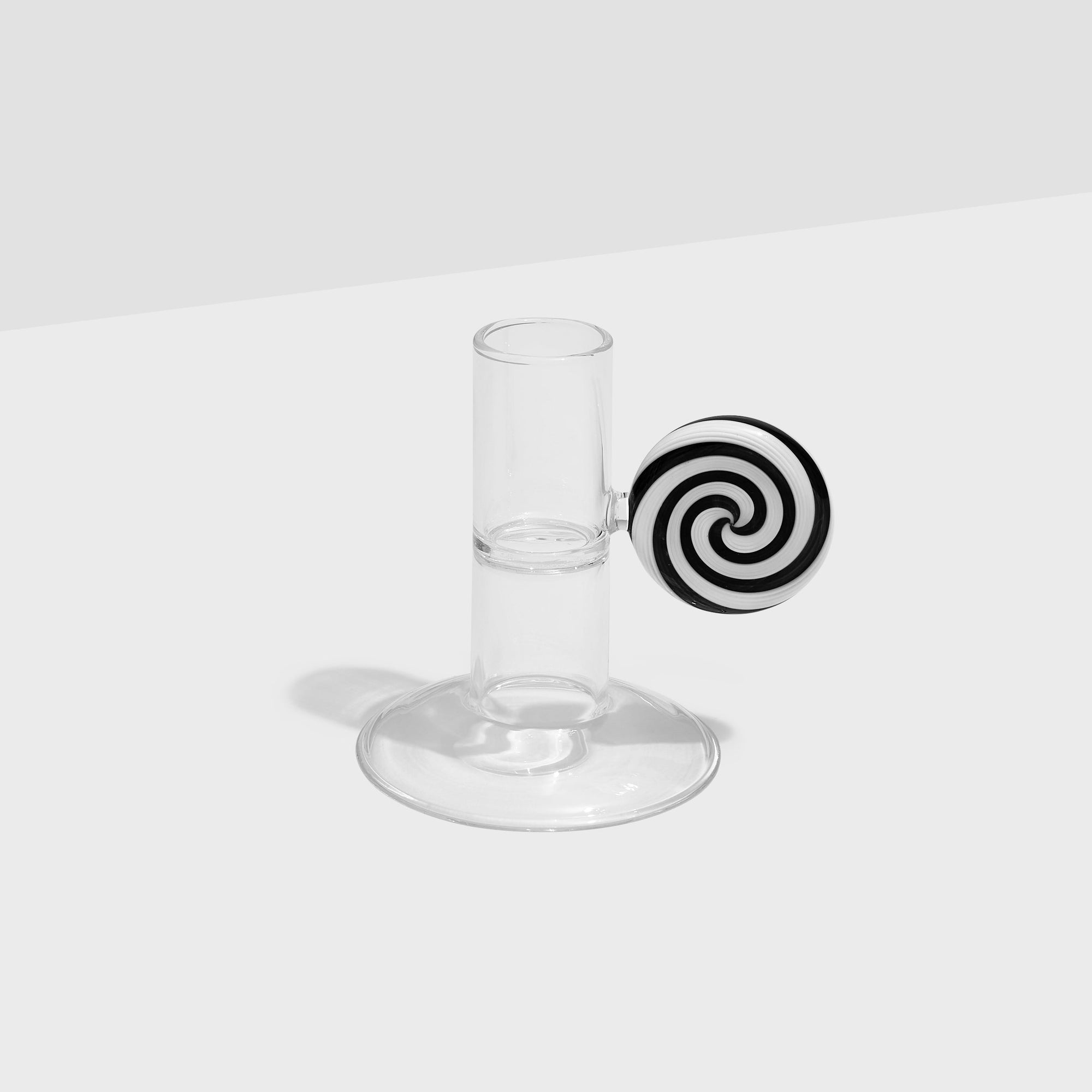 Fazeek - Swirl Candle Holder - Black/White -