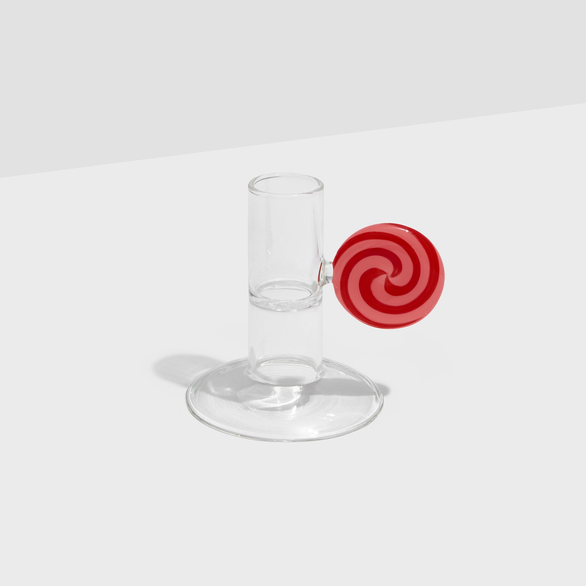 Fazeek - Swirl Candle Holder - Red/Pink -