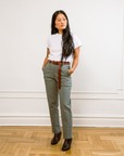 James Straight-Leg Work Pant - Sage