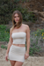 Rowena Skirt - Champagne