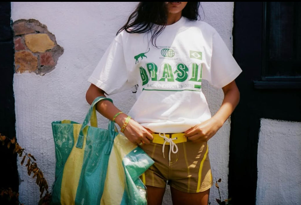 Made Some - Made Some Short Shorts - Khaki/Yellow -