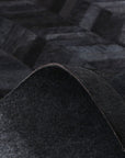 Solo Rugs - Meir Handmade Contemporary Cowhide Area Rug -