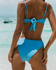 Serei Swim - Rotha Bottoms - Textured Blue -