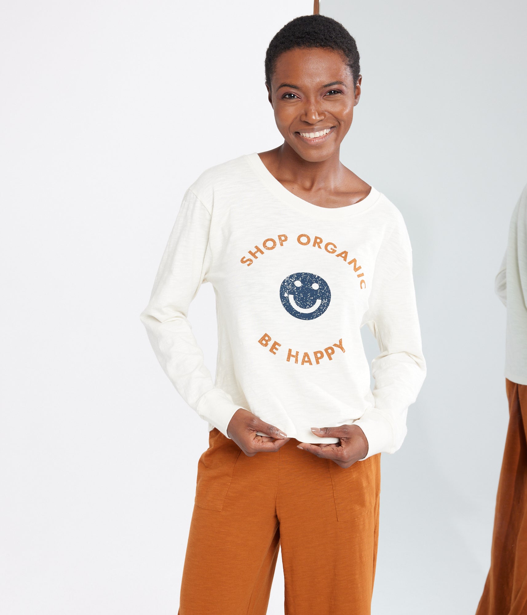 Known Supply - Shop Organic LS Tee - Stone -