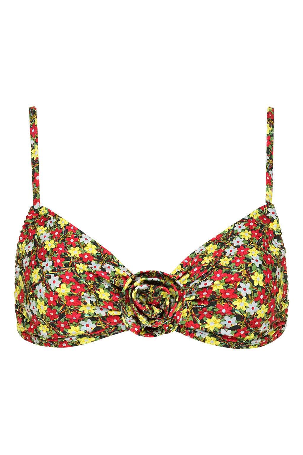 Montce - Sienna Floral Devin Rosa Bikini Top -