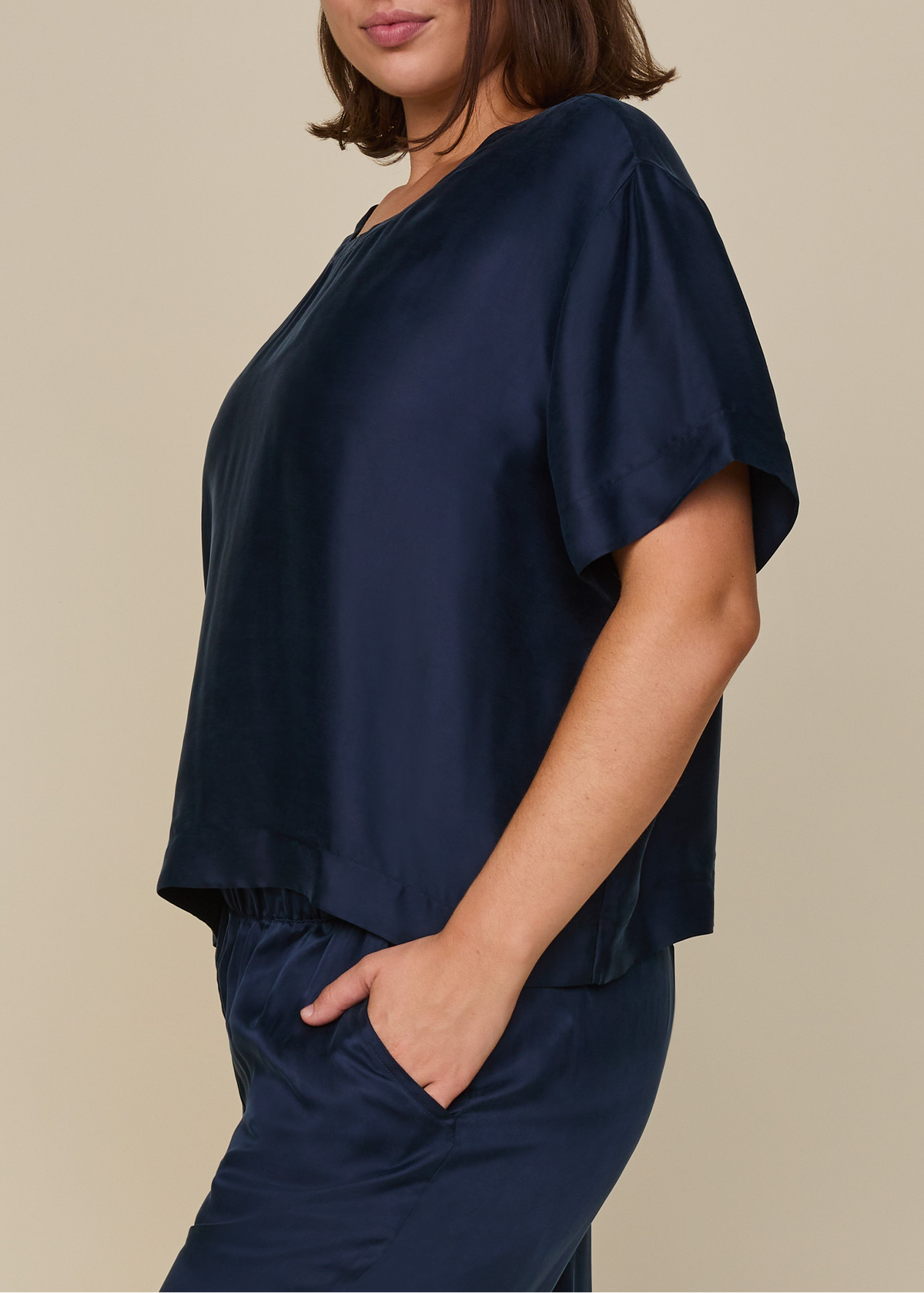 Harper Wilde - Silky Sleep T-Shirt - Midnight -