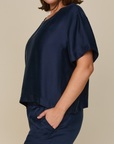 Harper Wilde - Silky Sleep T-Shirt - Midnight -