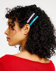 Chunks - Slides - Turquoise + Lilac -