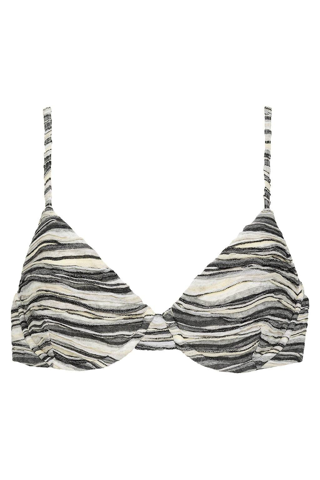 Montce - Slub Knit Dainty Bikini Top -