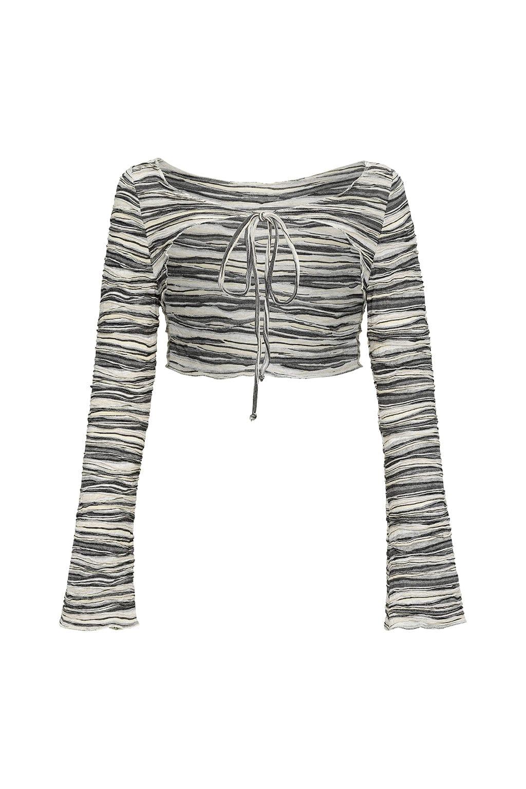 Montce - Slub Knit Nia Long Sleeve Top -