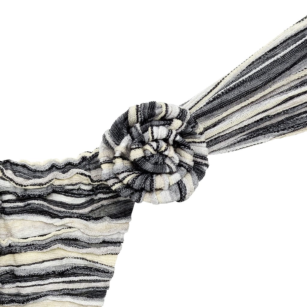 Montce - Slub Knit Removable Rose Pin -