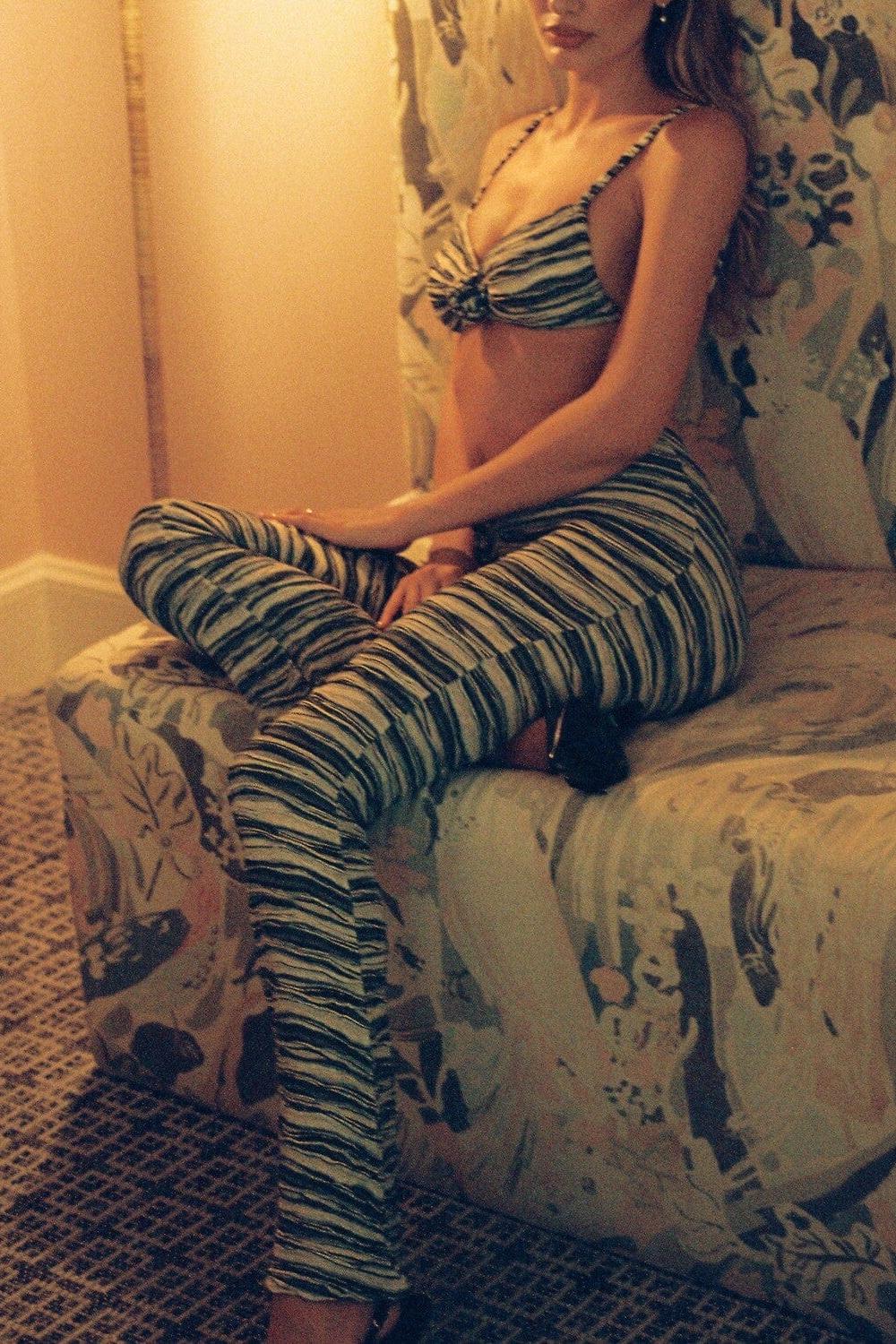 Montce - Slub Knit Sydney Flared Legging -