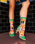 Sock Candy - Kung Fu Panda Shimmer Sheer Crew Sock -