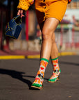 Sock Candy - Kung Fu Panda Shimmer Sheer Crew Sock -