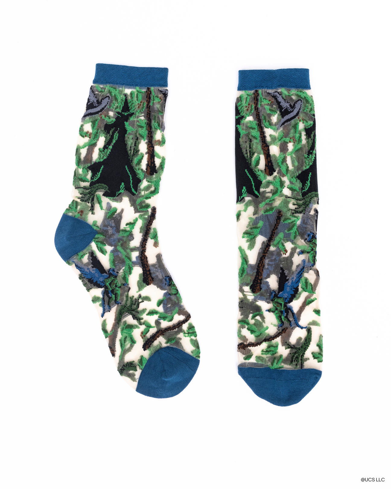 Sock Candy - Wicked Elphaba Silhouette Sheer Crew Sock -