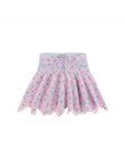 Tyler McGillivary - Sofia Skirt - Blue Floral/White -