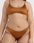 Organic Basics - Solar Swim Cheeky Bikini Bottom - Shimmer Coast -