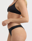 Organic Basics - Solar Swim Cheeky Bikini Bottom - Shimmer Night -