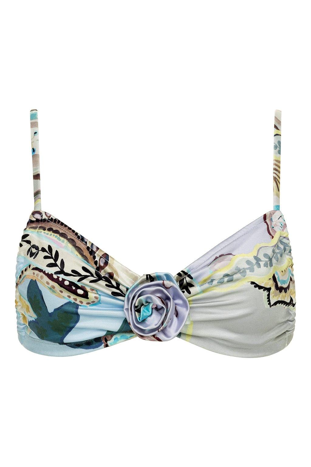 Montce - St. Barths Floral Devin Rosa Bikini Top -
