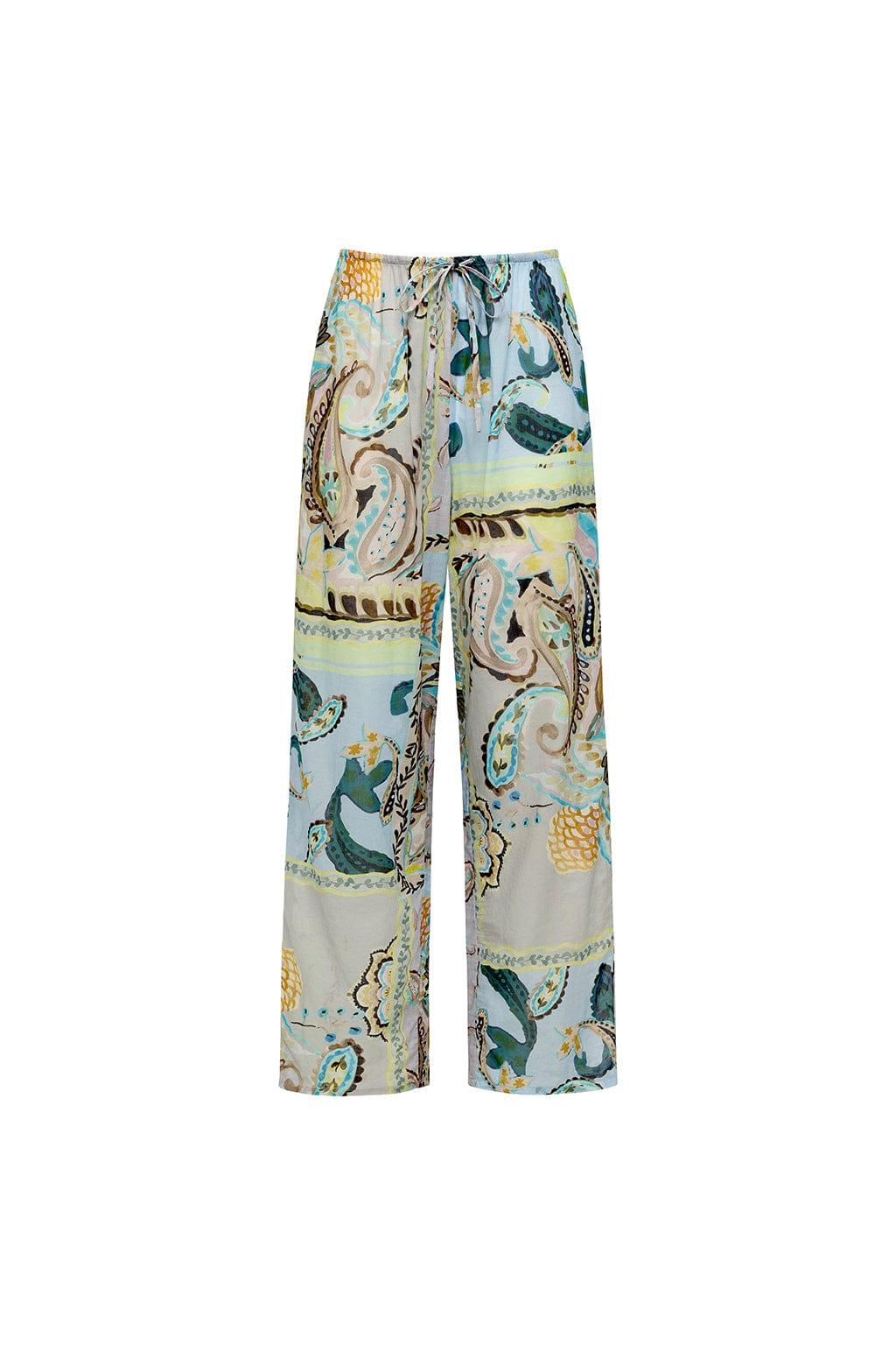 Montce - St. Barths Floral Drawstring Wide-Leg Pant -