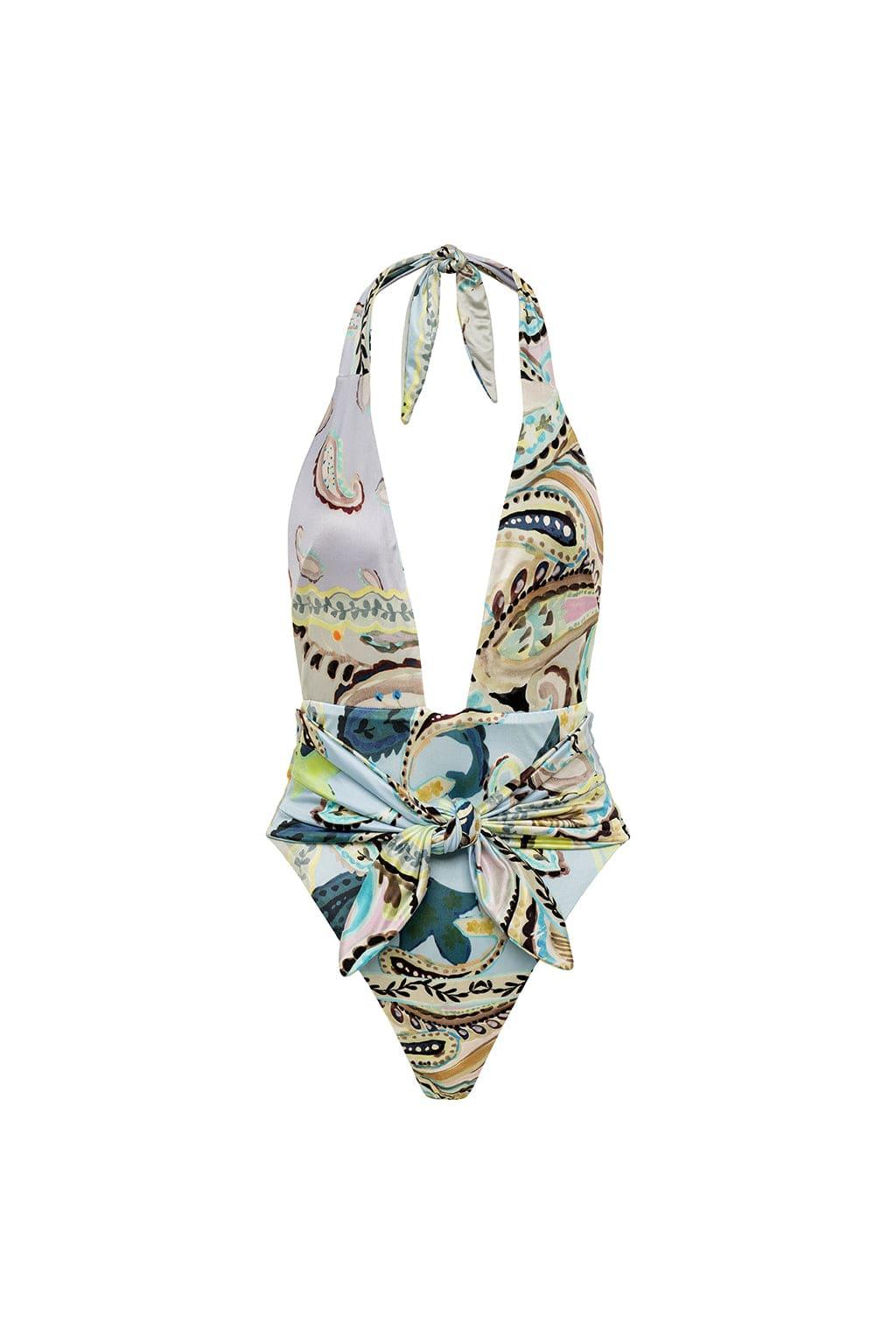Montce - St. Barths Floral Tropez Tie-Up One-Piece -