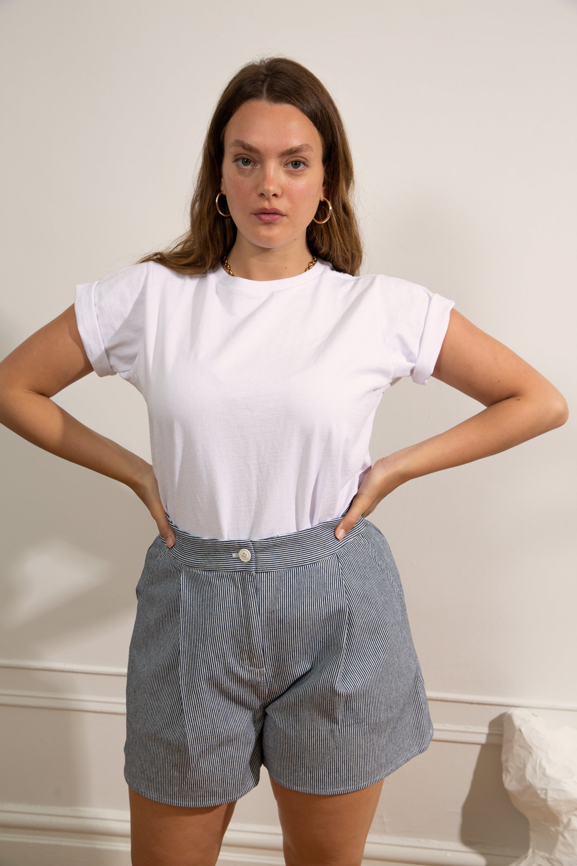 Loup - Striped Margo Shorts -
