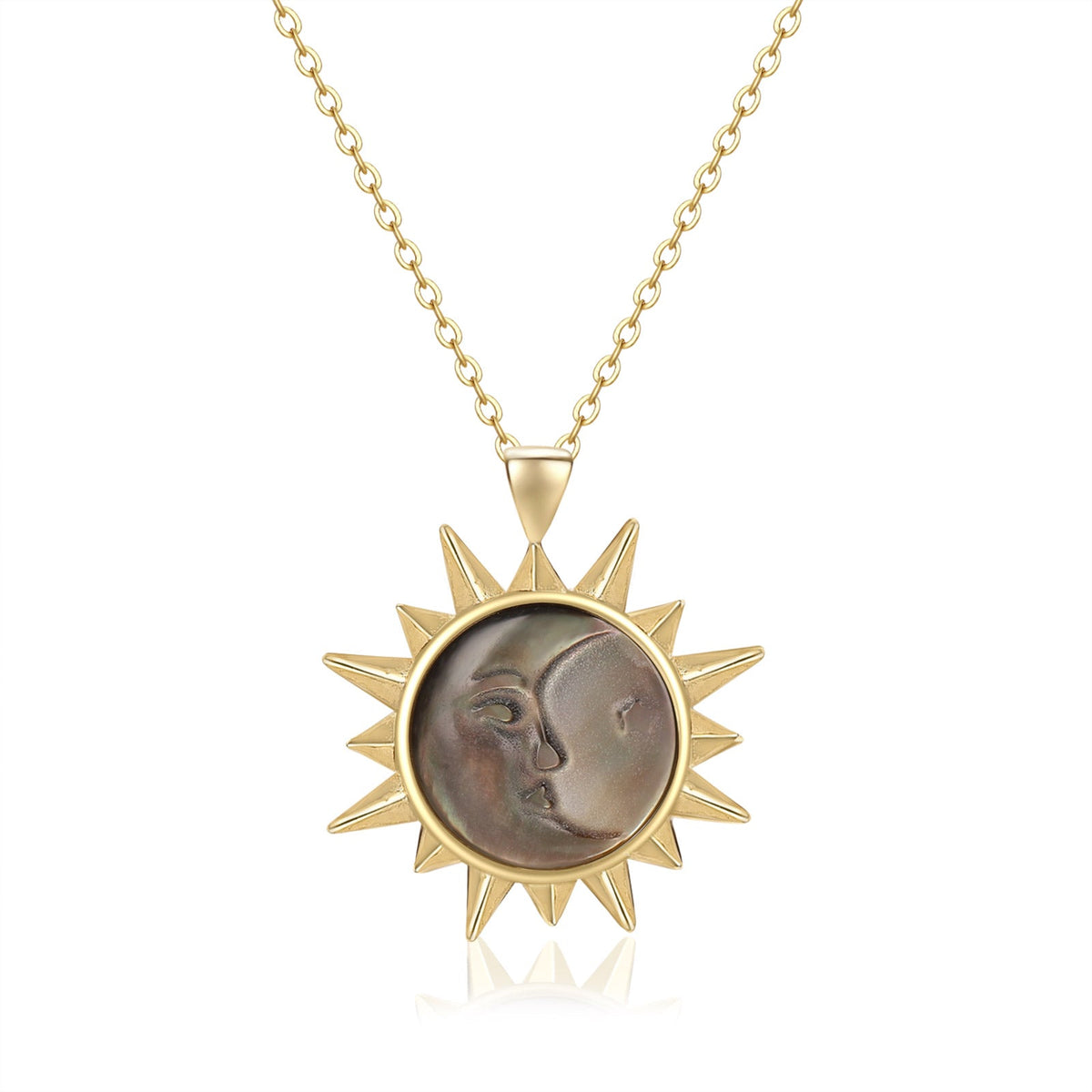 Celeste Starre - Sun And Moon Magic Necklace (black shell) -