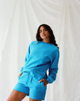 WRAY - Sweatshorts - Ocean -