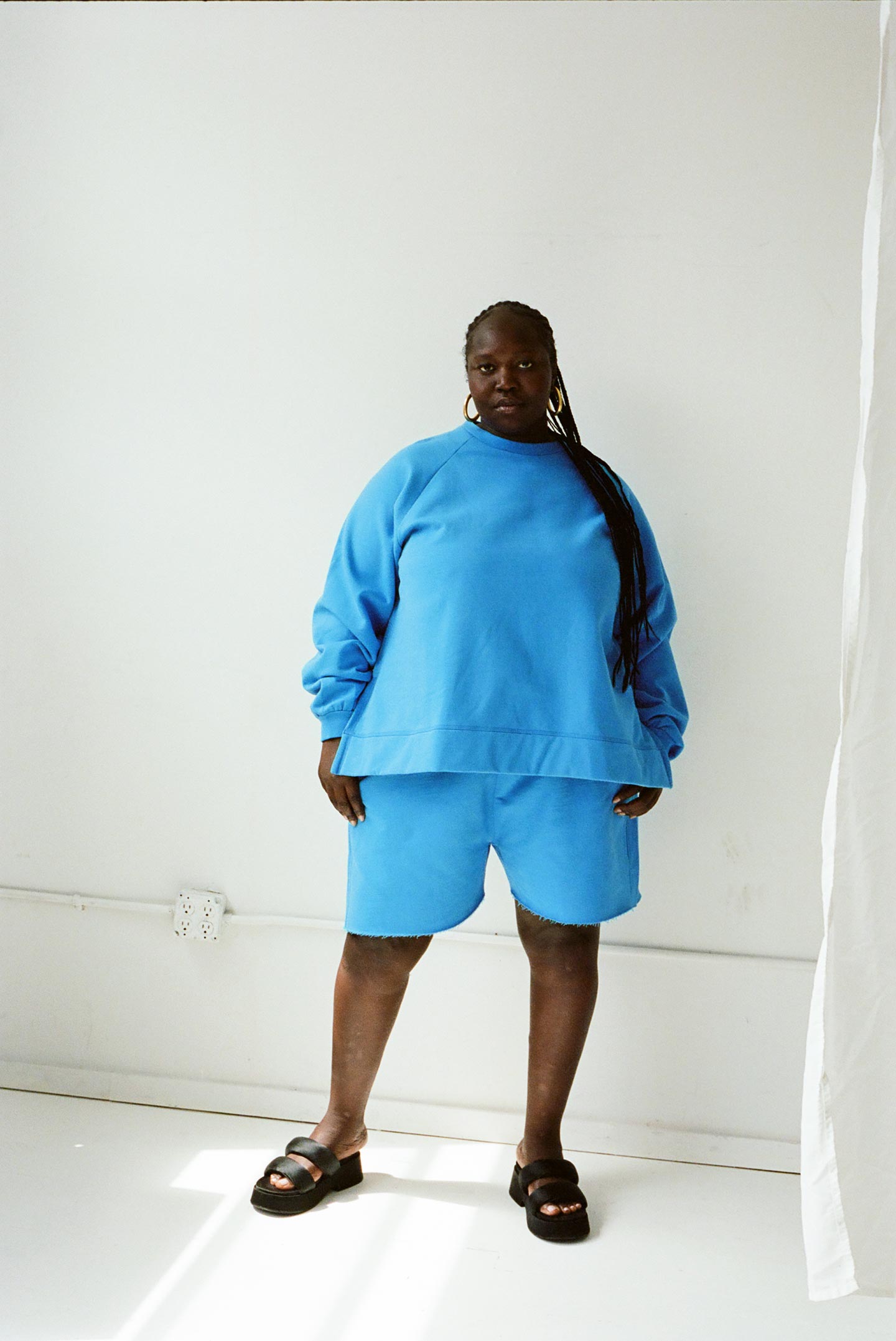 WRAY - Sweatshorts - Ocean -