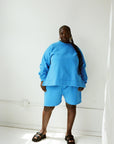 WRAY - Sweatshorts - Ocean -