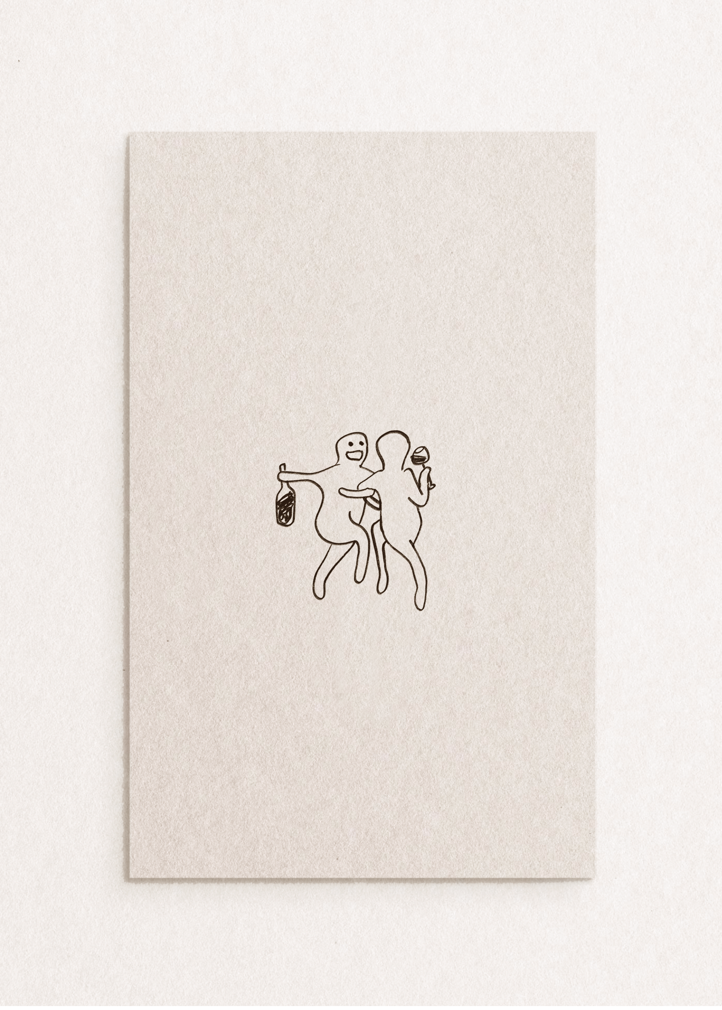 by Danielle Hutchens - Sip and Spin Card -