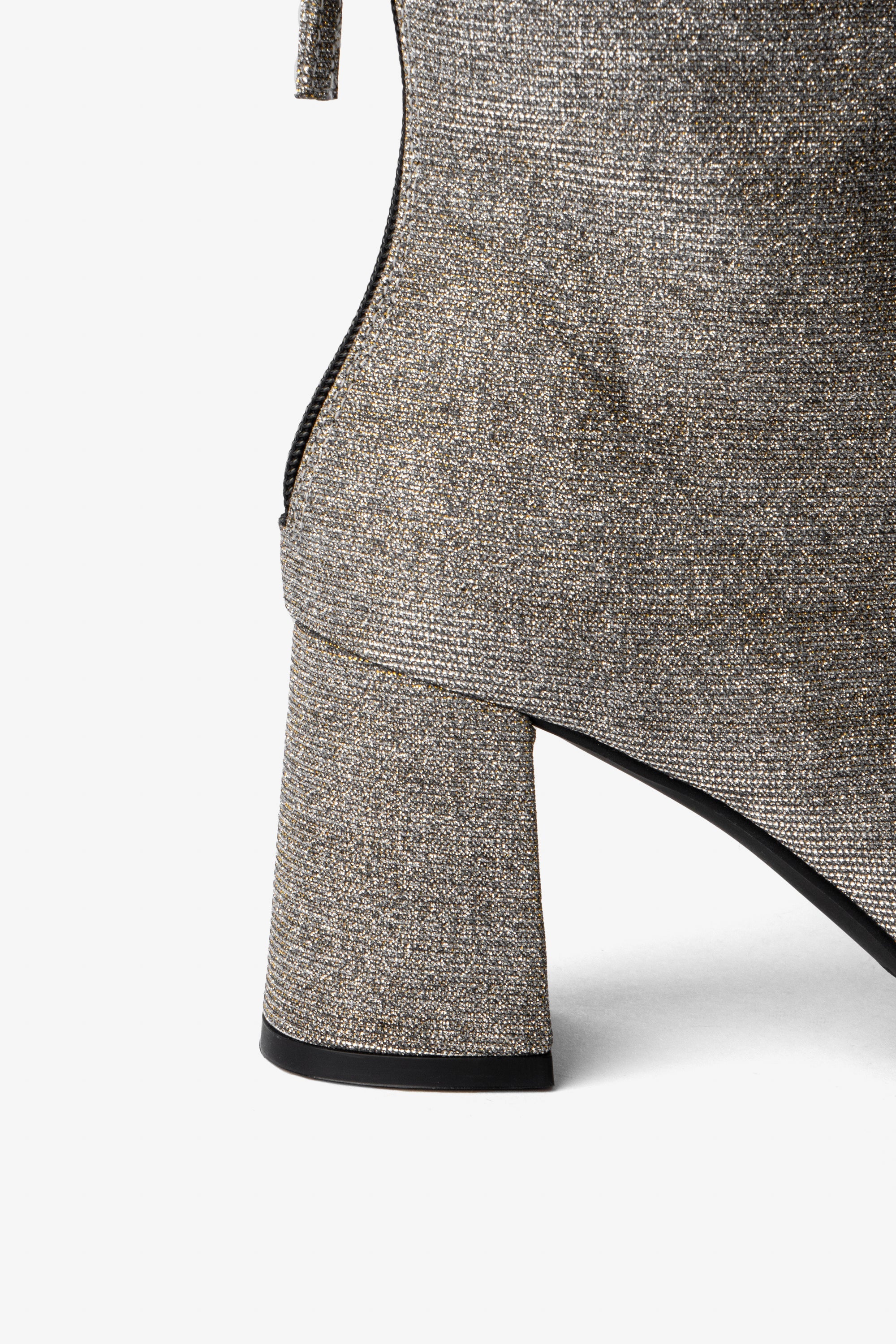 Intentionally Blank - Tabatha Textile Heeled Boot -