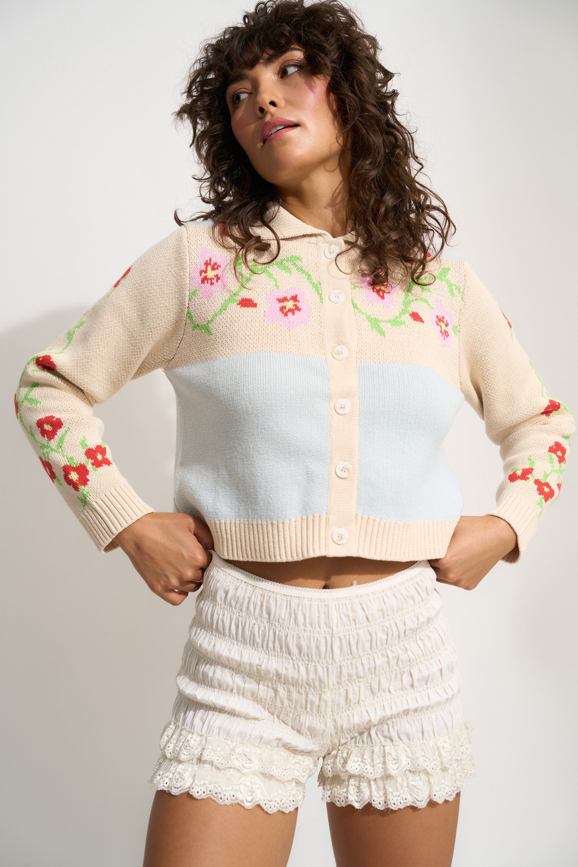 Callahan Knitwear - Teagan Cardigan - Blue Multi -