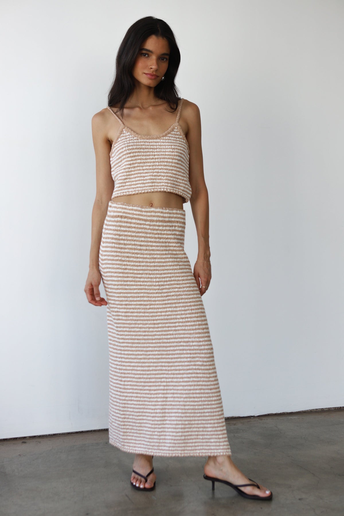Callahan Knitwear - Teddy Tank - Lychee -