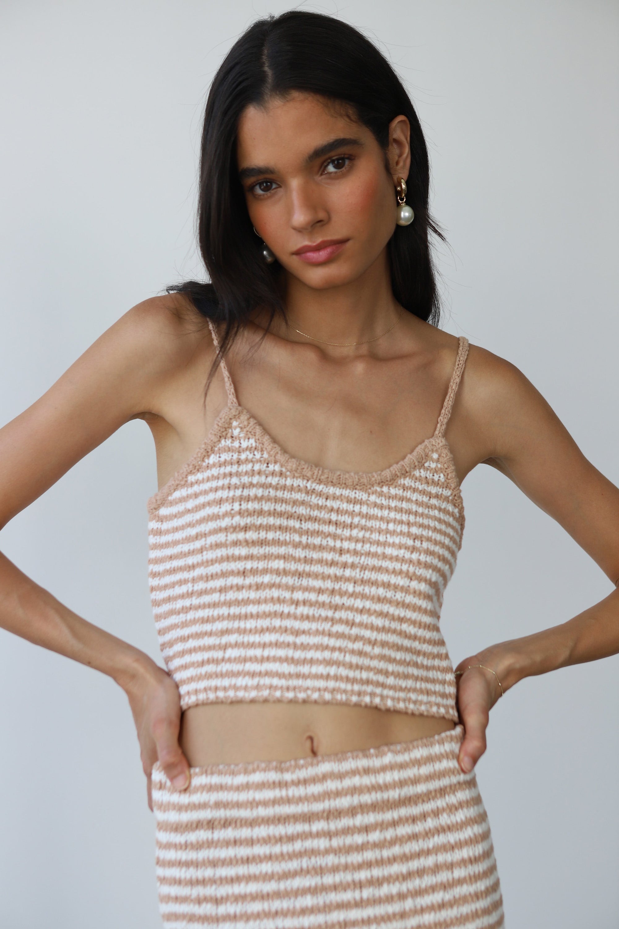Callahan Knitwear - Teddy Maxi Skirt - Lychee -