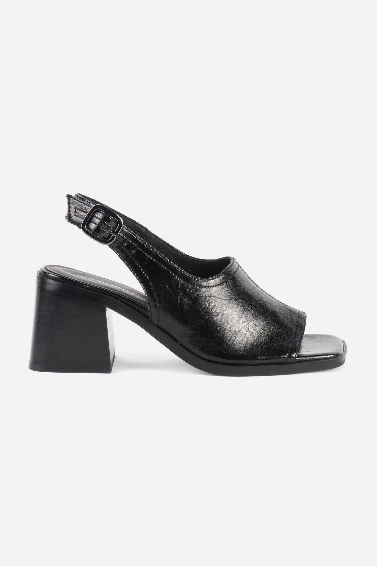 Intentionally Blank - Teresa Slingback Open Toe Block Heel -