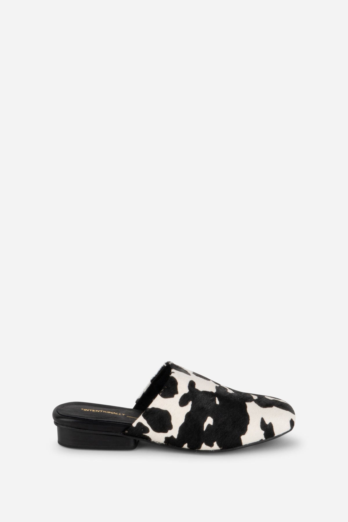 Intentionally Blank - Touch Cowhide Slip On Mule -