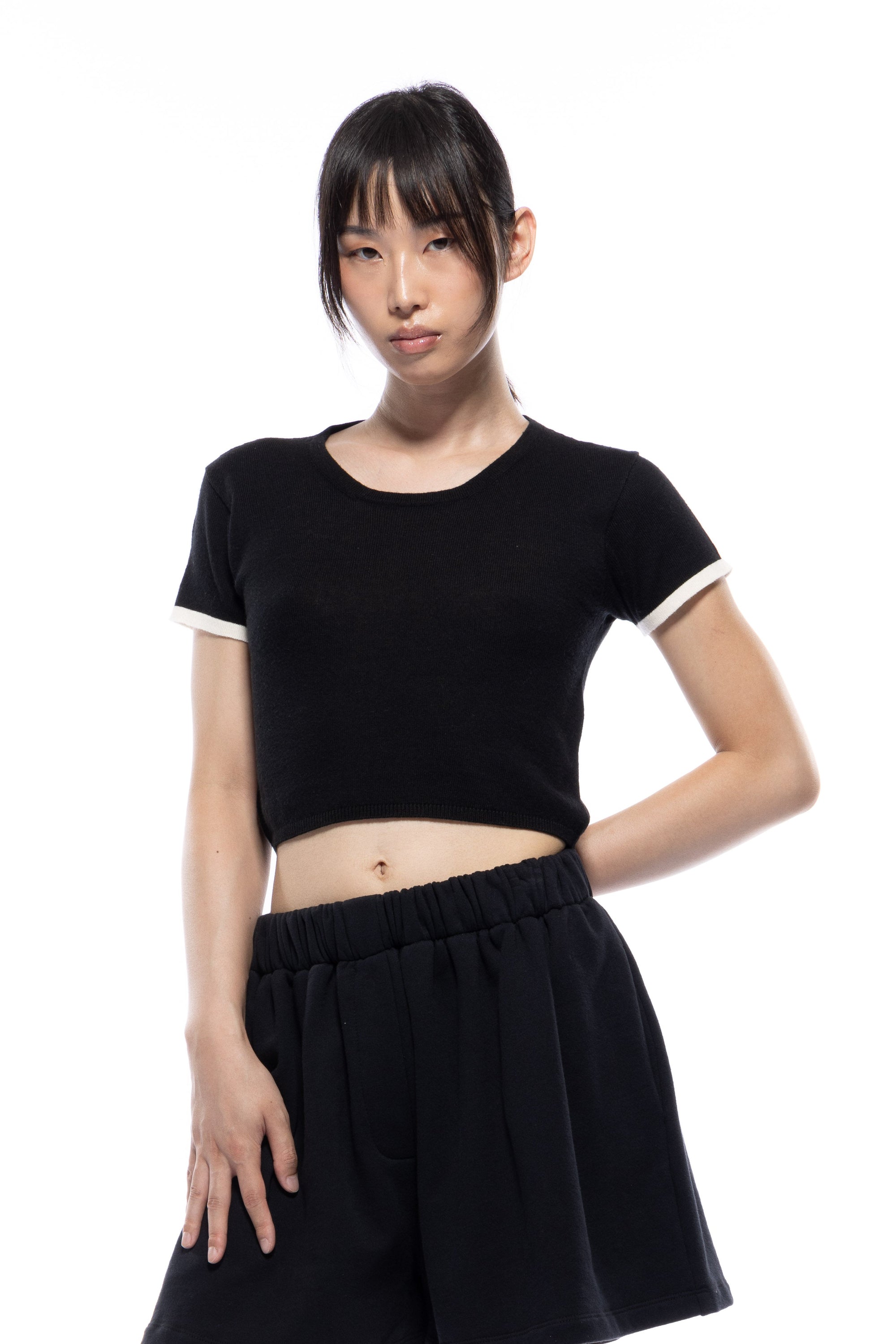 Toit Volant - Katya Knit Top - Black -