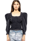 Toit Volant - Mabel Top - Black - XS